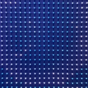 COB Transparent LED Film Display P5 3D Glass-Coated Screen for Chain Store Window Signage