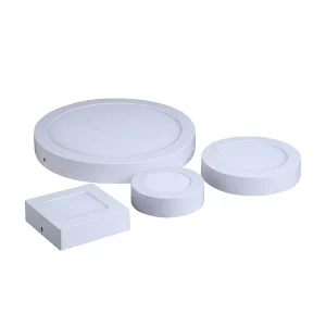 COYOLED Modern Round LED Surface Round Panel Light Indoor Aluminum Home Office Decor Surface Mount LED Panel Light
