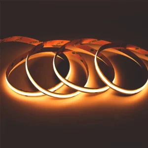 CRI 90+ 528 LEDs m Single White COB LED Strip Light 12V 24V Flexible Dotless Tape for Closet Wardrobe Kitchen Cabinet Lighting