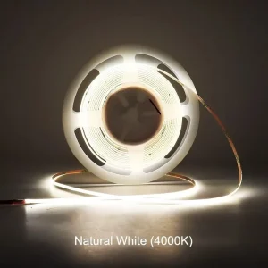 CRI95 COB LED Strip Light 5V 12V 24V 3mm Self-Adhesive Cuttable Flexible Dimmable