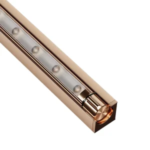 Cabinet LED Profile Lighting with Adjustable Beam Angle, 12V/24V Surface-Mounted for Kitchen