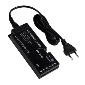 Cabinet Light Driver Power Supply 12V/24V 24W 36W 50W 60W 100W 200W DC Switching Power Supply