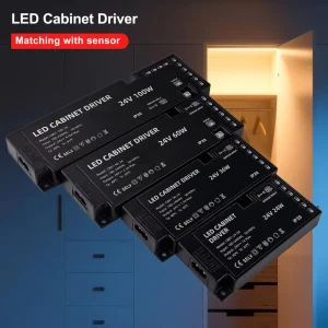 Cabinet Light LED Driver Power Supply 12V 24V 24W 36W 50W 60W 100W 200W DC Switching Power Supply