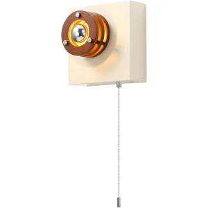 Camera Wall Lamp LED Industrial-style Bauhaus Retro Design Stainless Steel Warm Pull-chain Bedside Hallway Entryway Porch