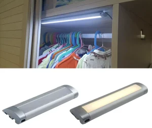 Camper Van Conversion Cabinet Interior Light Bar 12V LED RV Cabin Light with IR Sensor for Wardrobe and Kitchen Cabinets