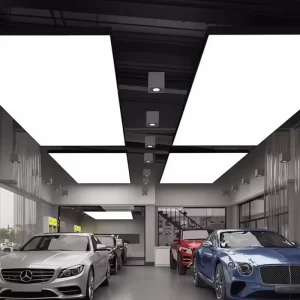 Car Showroom LED Panel Light for Auto 4S Shops, Garages, and Detailing