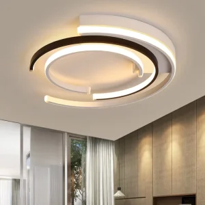 Ceiling Chandelier Lighting for Living Room Bedroom Modern Ceiling Lamp Round Aluminum Ceiling Led Lights for Home Decoration