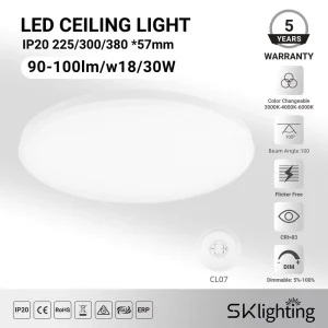Ceiling light for living room Moden Eye friendly 18W 30W bedroom Kitchen panel light Round Energy Saving Lamp LED Ceiling light
