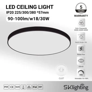 Ceiling light for living room Moden Eye friendly Round Energy Saving Lamp 18W 30W bedroom Kitchen panel light LED Ceiling light