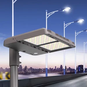 Certified DLC-Certified Outdoor LED Street Light 162 lm/W 150W Aluminum Alloy Body for Road Lighting