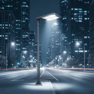 Certified DLC-Certified Outdoor LED Street Light 162 lm/W 150W Aluminum Alloy Body for Road Lighting