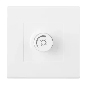 Champagne Gold Fire resistance Durable PC 5 Grade Speed Dimmer Switch 86*86 15 Year Warranty Easy Installation for