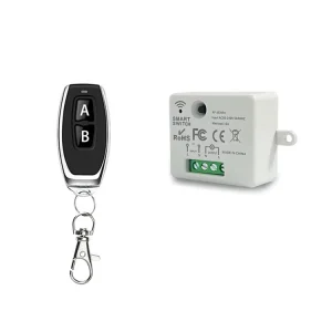 Champions AG C130 85V 240V Wireless Remote Control Switch Set 433MHz Relay Receiver DIY Learning Code Control LED Light Smart