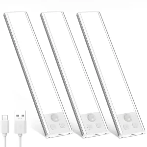 Charging Lamp Strip with Aluminum Profile, Motion Sensor, Under Cabinet, Wall Light, Indoor