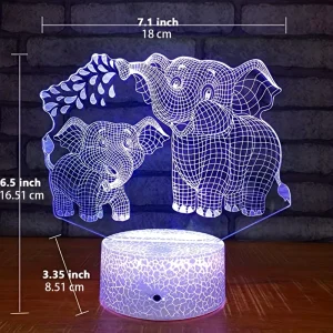 Children’s Chic 3D Acrylic Board Cute Night Light for Kids 3D Night Light Acrylic Study Lamp for Students