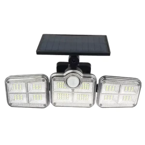 China Factory Direct Supply Waterproof LED Solar Garden Light with Outdoor Sensor, IP65, Li-ion Battery, 500LM, DC Power, PC Plastic