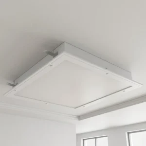 China Factory LED Panel Square Ceiling Light with Frame 595×595 3000K 6000K Recessed
