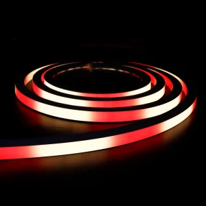 China Factory Top Bend Side Bend LED 2700K 3000K IP67 Waterproof White RGB 14*14 16*16 20*20mm Silicone Flexible Neon Strip Light