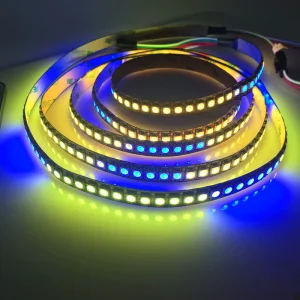 China Factory Waterproof High Quality WS2815 2811 30 60 144LEDs m Flexible Full Color Light 12V Addressable RGB LED Strip