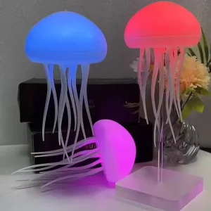 China LED Flying Lamp Jellyfish Night Light RGB ABS Body Voice Sensor DIY Applications for Living Room Voice