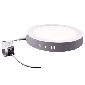 China Led Panel Light 18w 12W 24W Smd2835 Led Panels Surface Round Thin ultra Slim Housing Led Office Light