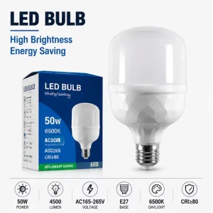 China Manufacturer LED Bulb Anti Flicker Constant Current Lamp 20W 30W 40W 50W 60W for Workshop Supermarket Home Lighting