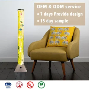 China Manufacturing Plant Smart WiFi Dimmable Color Changing LED Floor Lamp for Bedroom Studio Ambient Mood Lighting Stand