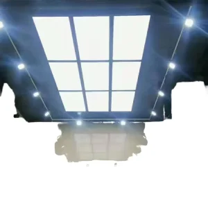 China Waterproof IP54 Square LED Panel Light COB LED 864W 90 CRI 6500K CCT Aluminum Body Bright Working Light AC Sale