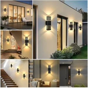 Chinese Manufacturer Outdoor Wall Lamp Waterproof Ip65 Classic ABS Villa Gate Corridor Fence Garden Wall Light