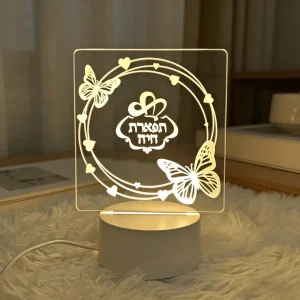 Christmas Children’s Bedroom 3D Illusion LED Night Light Multi Color Changing 3D Visual Effect