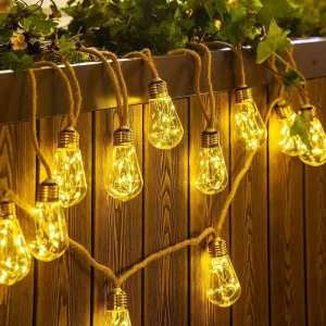 Christmas Commercial Grade IP44 Outdoor Warm White Garden Lights Landscape Yard Edison Halloween Camping LED Bulbs String Lights