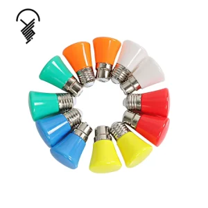 Christmas Decoration Mini LED Bulb 1W E27/B22 Color Party Light