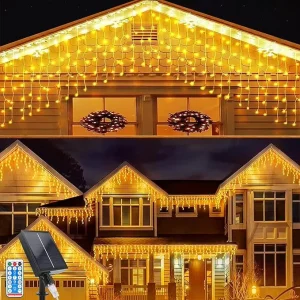 Christmas Lights Curtain Icicle String Lights 3/4/5 Meter LED Outdoor Decoration Wedding Party Garland