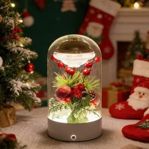 Christmas Style USB Rechargeable Dimmable 3-Color LED Night Light