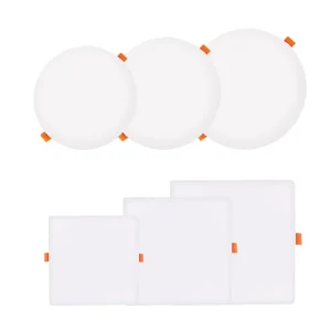 Chulin Borderless Panel Lighting 10W 18W 24W 36W 48W White Recessed Round Square Warm White Led Ceiling Led Panel Light