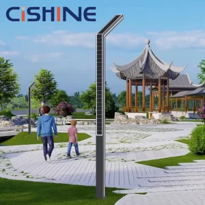 Cishine Chinese Factory Outdoor IP65 Waterproof Aluminum LED Solar Garden Light for Landscape Use
