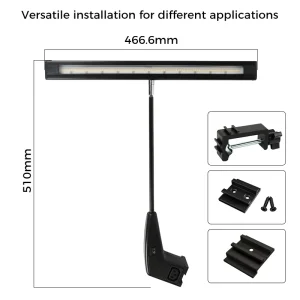 Clamp-on Trade Show Lights Clip-on Exhibition Lights Display Clamp Spotlight Adjustable Stem Light