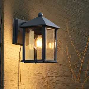 Classic Outdoor Decoration E27 Wall Lamps Outside Waterproof Lighting Courtyard Staircase Porch Garden Luminous Light
