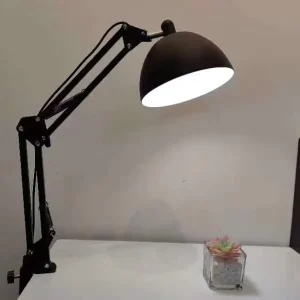 Clip on Desk Lamp Eye Caring Reading Lamp Flexible Swing Arm Desk Lamp for Home Office Clip on Light