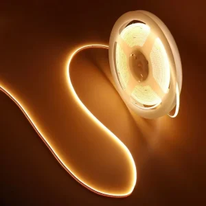 Cob 3mm CRI95 5V USB Dimmable LED Strip Lights 400LEDs M 12v 24v Ultra Flexible Free Cut Cob LED Strip