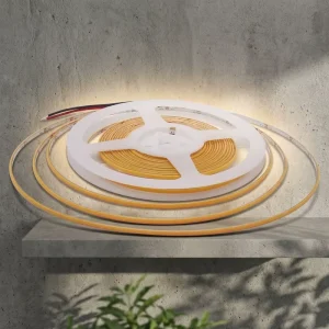 Cob LED Strip 3mm 1m 3m 5m Light Cool Warm Neutral White Flexible Tape 12V for Kitchen Room Night