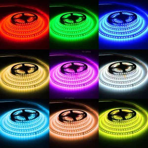Color Changeable 120 Led Strip Rgb 2835RGB LED Light Strip DC 24V Strip Led Light