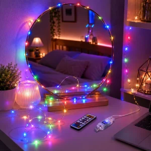 Color Changing RGB LED Strip Light APP Control Flexible Lighting for Bedroom Room Decoration OEM