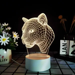 Color Changing Vision LED Children’s Toy Table Lamp with Remote and Touch Control for Bedroom