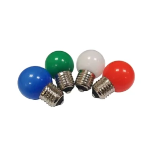 Color LED G45 Bulb 1W Decoration Light