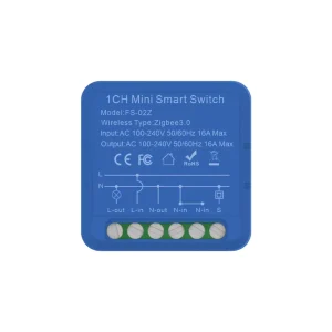 Colorful 1-Gang Smart Light Switch Module with Voice and App Control
