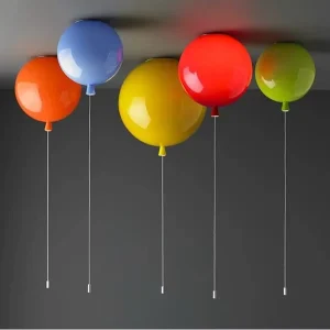 Colorful Balloon Ceiling Light for Children’s Room