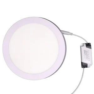 Commercial 24W Recessed Lamp Round ultra Thin Slim Led Panel Light Smd2835 Surface Housing Office Ceiling Panel Light