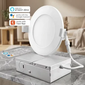 Commercial Modern Slimline 5CCT IP44 Aluminum Recessed Flat Ceiling LED Panel Lights Bedroom 6000K Dimmable 5 Year Warranty