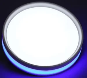 Commercial RGB LED Panel Light 24W Ultra Thin Surface Mount Dimmable Ceiling Fixture for Office and Hotel Projects